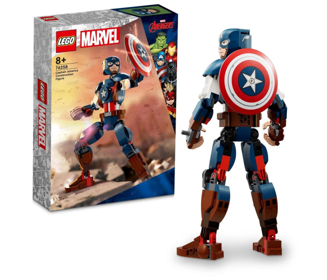 76258 Lego Marvel - Zostavitelná figúrka: Captain America