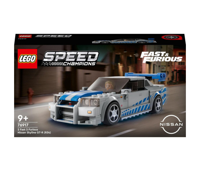 76917 Lego Speed Champions- 2 Fast 2 Furious Nissan Skyline Gt-R (R34)