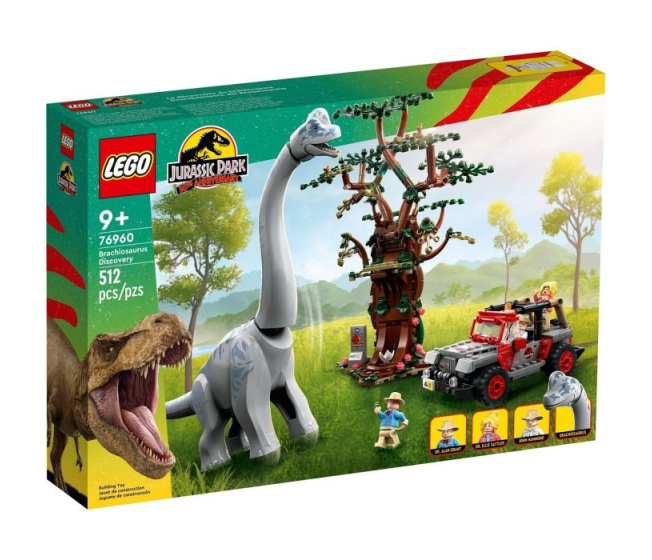 76960 Lego Jurrasic Park - Objavenie Brachiosaura