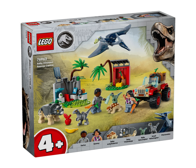 76963 Lego Jurassic World - Záchranárske stredisko pre dinosaurie mláďatá