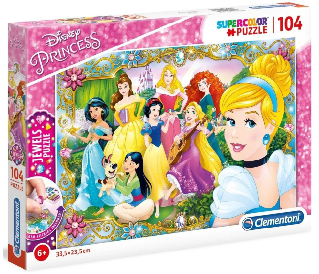 Puzzle 104 Jewels – Disney Princess