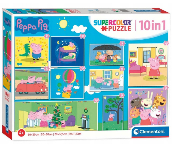 Puzzle 10v1 - Peppa Pig