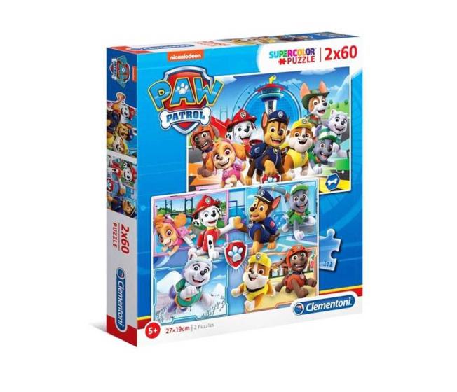 Puzzle 2x60 – Paw Patrol