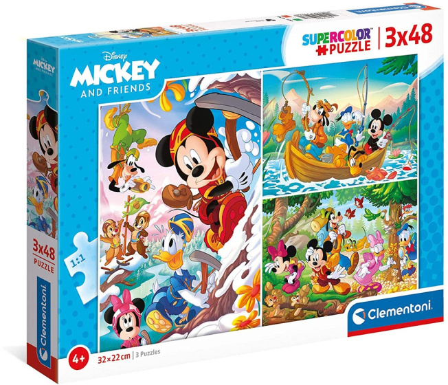 Puzzle 3x48 – Mickey Mouse