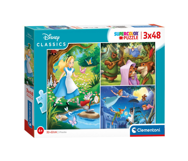 Puzzle 3 v 1 – Disney rozprávky