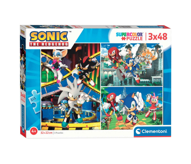 Puzzle 3x48 SuperColor - Sonic