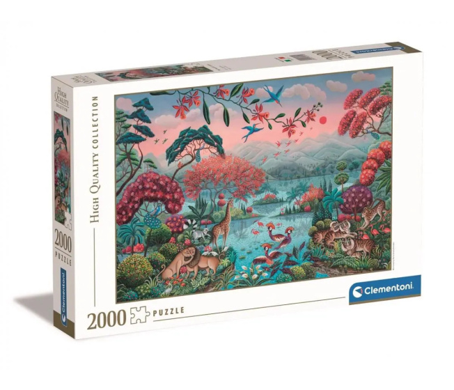 Puzzle 2000- Pokojná Džungľa