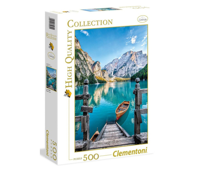 Puzzle 500 - Jazero Lago di Braies