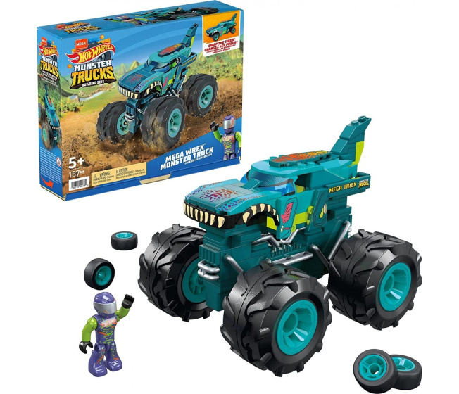 Hot Wheels Monster Truck – Mega Wrex stavebnica