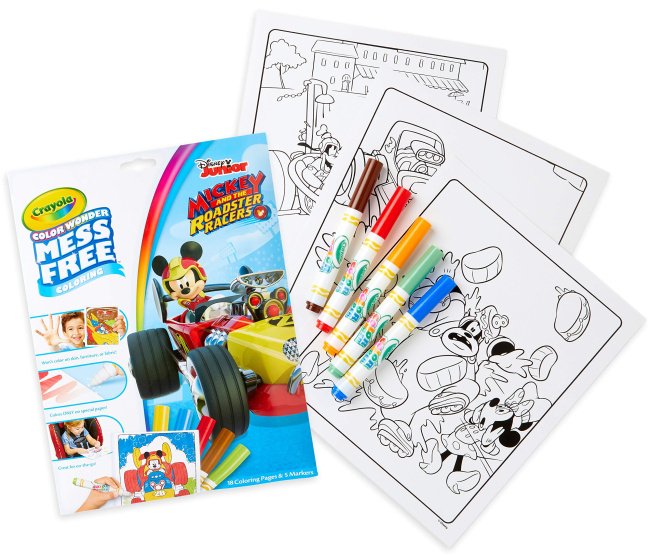 Crayola – Mickey a Roadster Racers omaľovánky