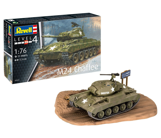 Revell - Tank M24 Chaffee