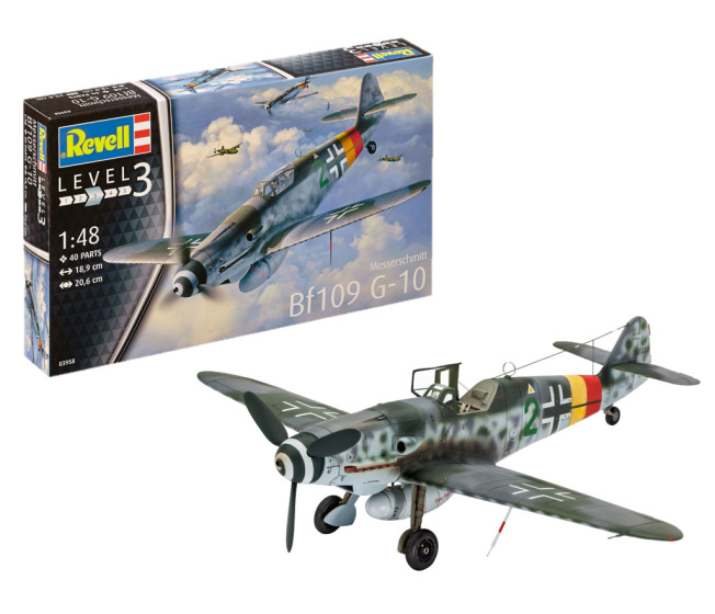 Revell 03958 – Lietadlo Messerschmitt Bf109 G-10 (1:48)