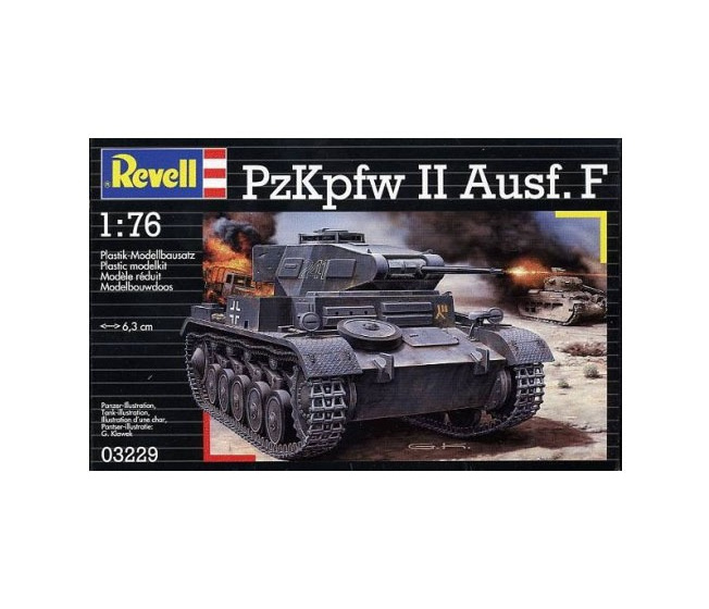 Revell - tank 03229 - PzKpfw II Ausf.F (1:76)