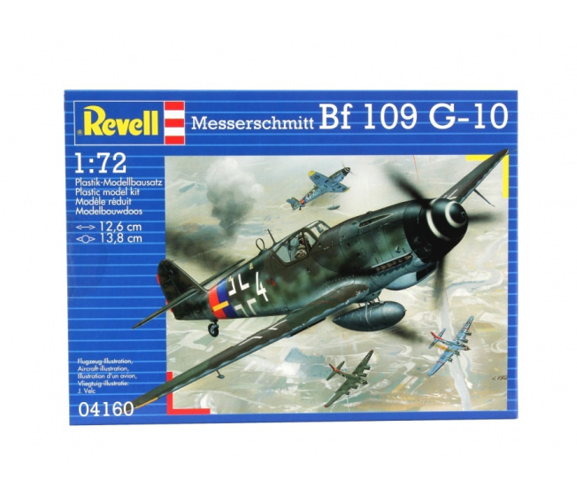 Revell - lietadlo 04160 Messerschmitt Bf 109 G-10 (1:72)