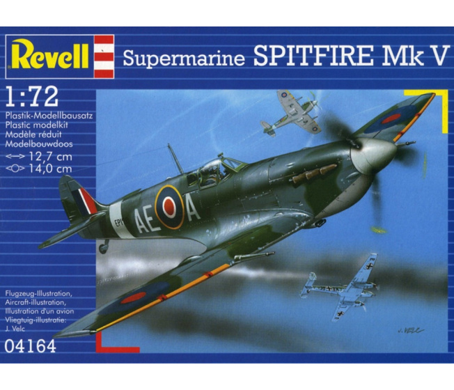 Revell - lietadlo 04164 Spitfire Mk.V (1:72)