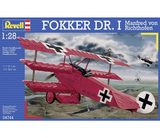 Revell – Model lietadla Fokker DR.I 1:28