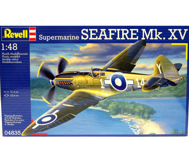 Revell – lietadlo 04835 – Supermarine SEAFIRE Mk. XV (1:48)