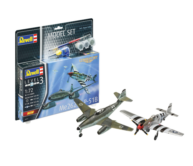 Revell - Me262 a P-51B