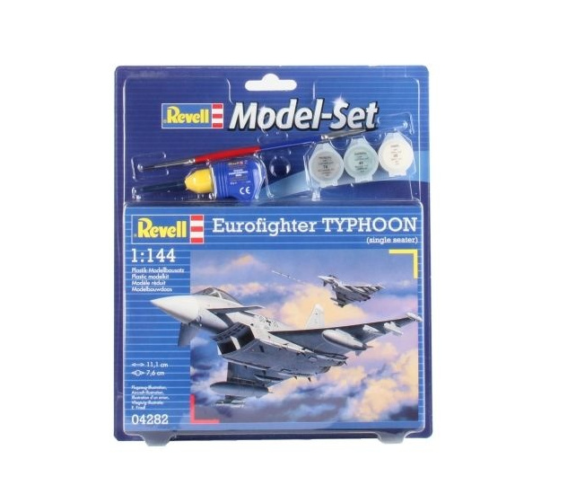 Revell - lietadlo 64282 Eurofighter Typhoon (1:144)