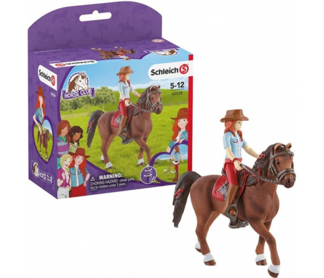 Schleich – Hannah a kôň Cayenne s doplnkami 42539