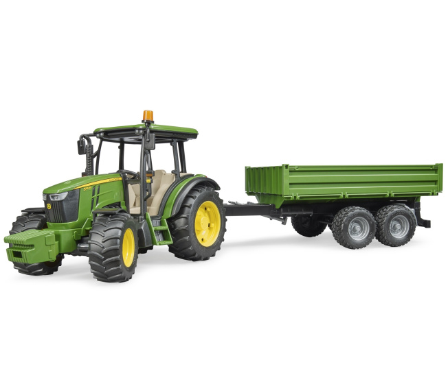 Bruder - Traktor John Deere s vlečkou