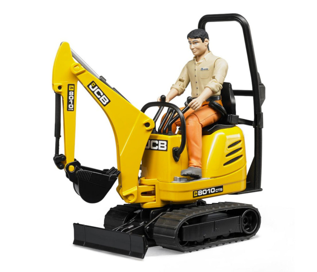 Bruder – Pásový mikrobager JCB 8010 CTS s obsluhou