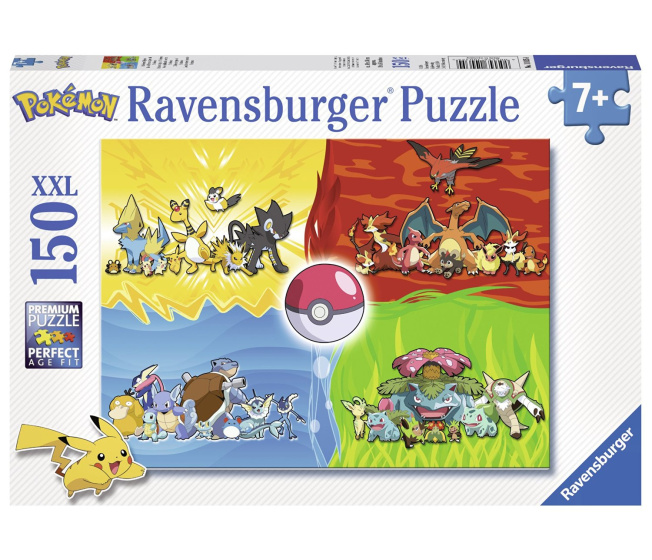 Puzzle 150 – Typy pokémonov