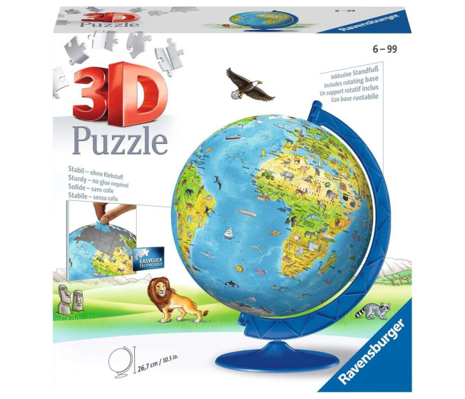 3D Puzzle – Zemeguľa