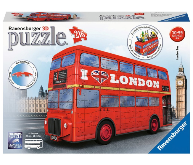 3D Puzzle - Londýnsky autobus