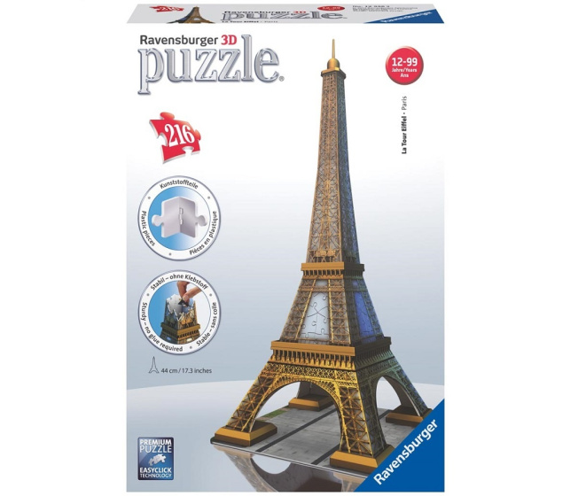 Puzzle 216 - 3D Eiffelova veža