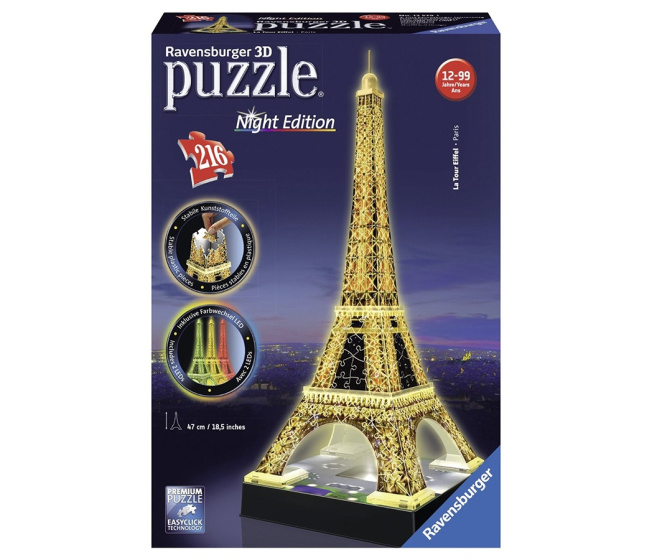 3D Puzzle 216 - Eiffelova veža