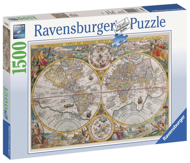 Puzzle 1500 – Historická mapa