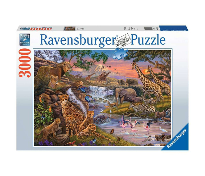 Puzzle 3000 – Safari zvieratá