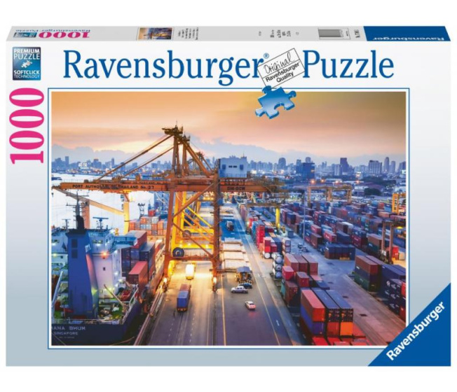 Puzzle 1000 – Prístav v Hamburgu