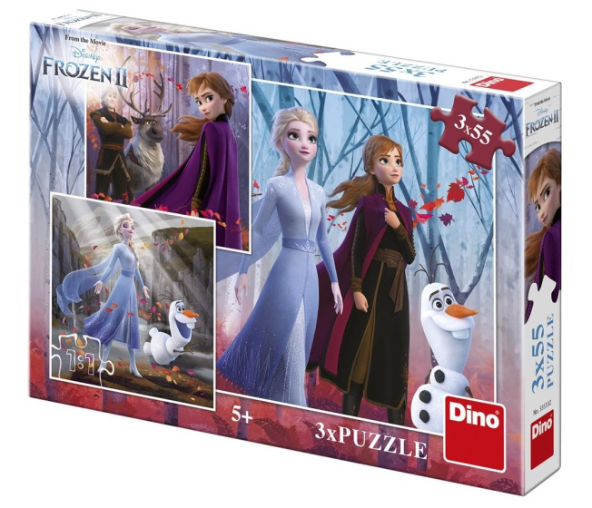 Puzzle 3 x 55 – Frozen II