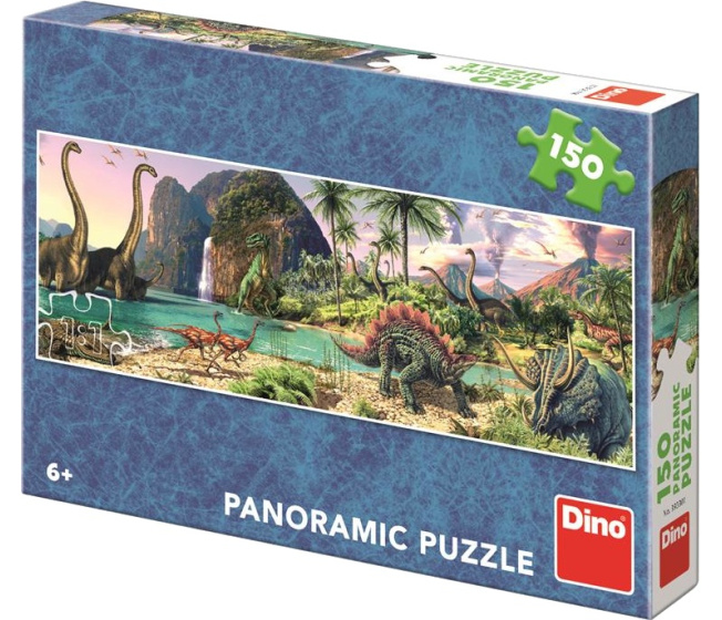 Puzzle 150 – Dinosaury pri jazere