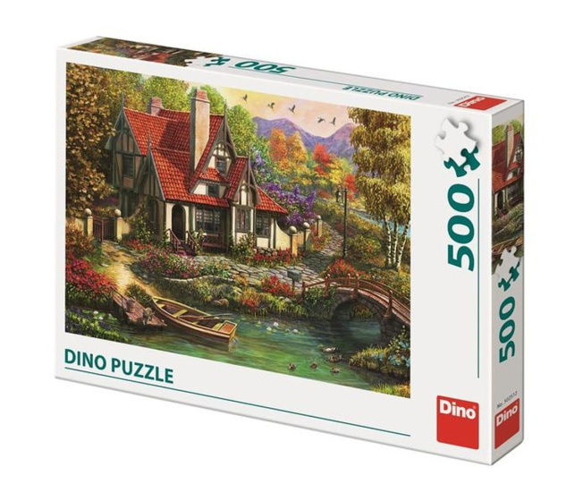 Puzzle 500 – Dom pri jazere