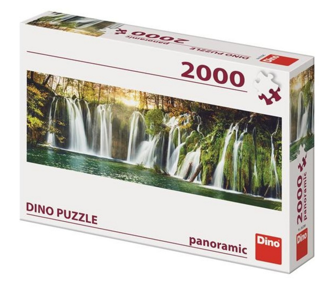 Puzzle 2000 – Panoráma Plitvické jazerá