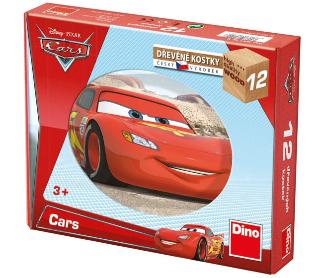 Cars - Drevené kocky