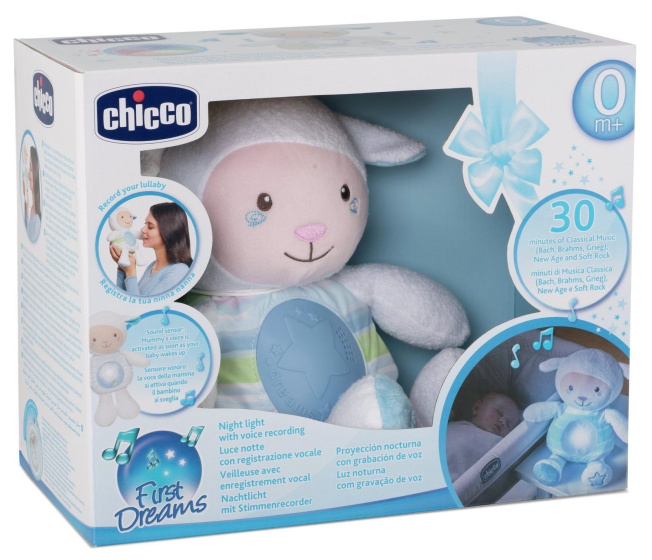 Chicco - Hudobný projektor ovečka