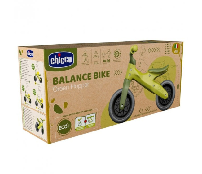 Chicco - Balančný bicykel zelený