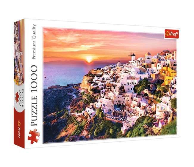 Puzzle 1000 – Západ Slnka v Santorini