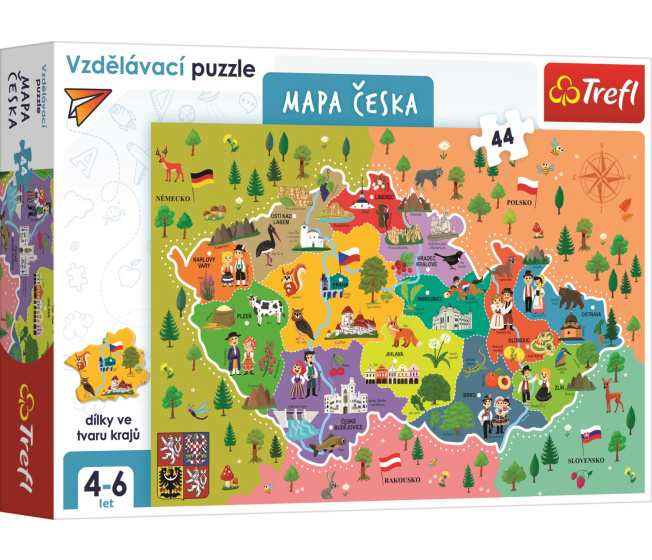 Puzzle 44 – Mapa Česka