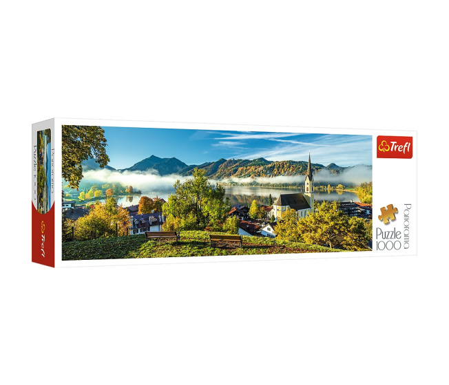 Puzzle 1000 – Panoráma nad jazerom