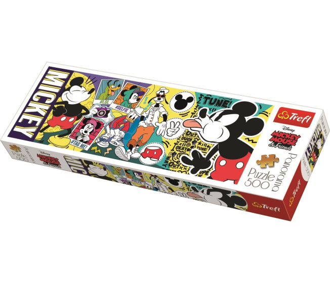 Puzzle 500 – Panoráma Mickey Mouse