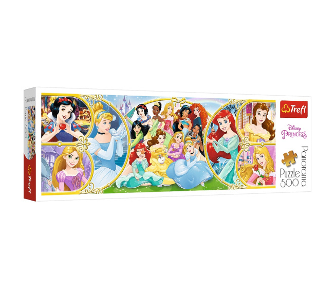 Puzzle 500 – Panoráma Disney princezné