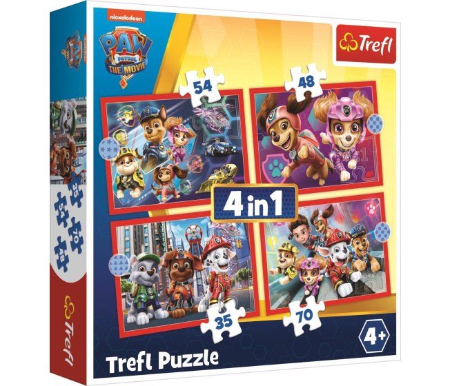 Puzzle 4 v 1 – Paw Patrol