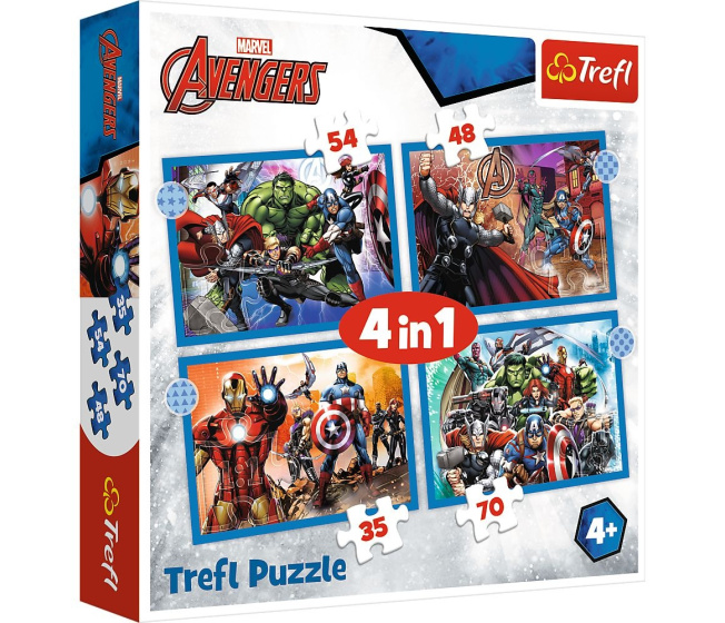 Puzzle 4 v 1 – Avengers