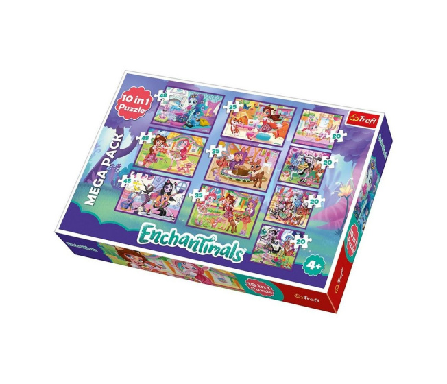 Puzzle 10v1 - Enchantimals Mega pack