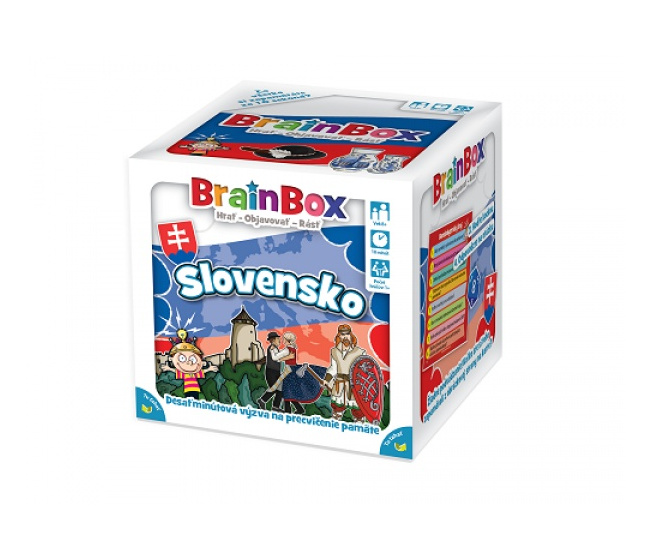 Hra Brainbox - Slovensko v kocke